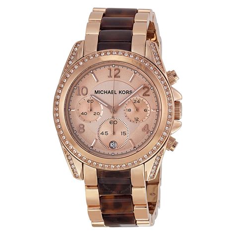 michael kors mk rosegold watch|rose gold watch with numbers.